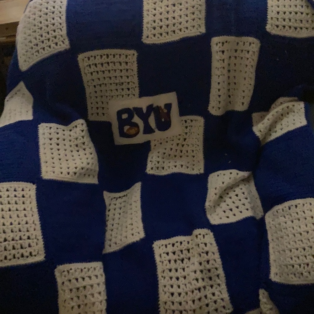 BYU Quilt handmade so warm